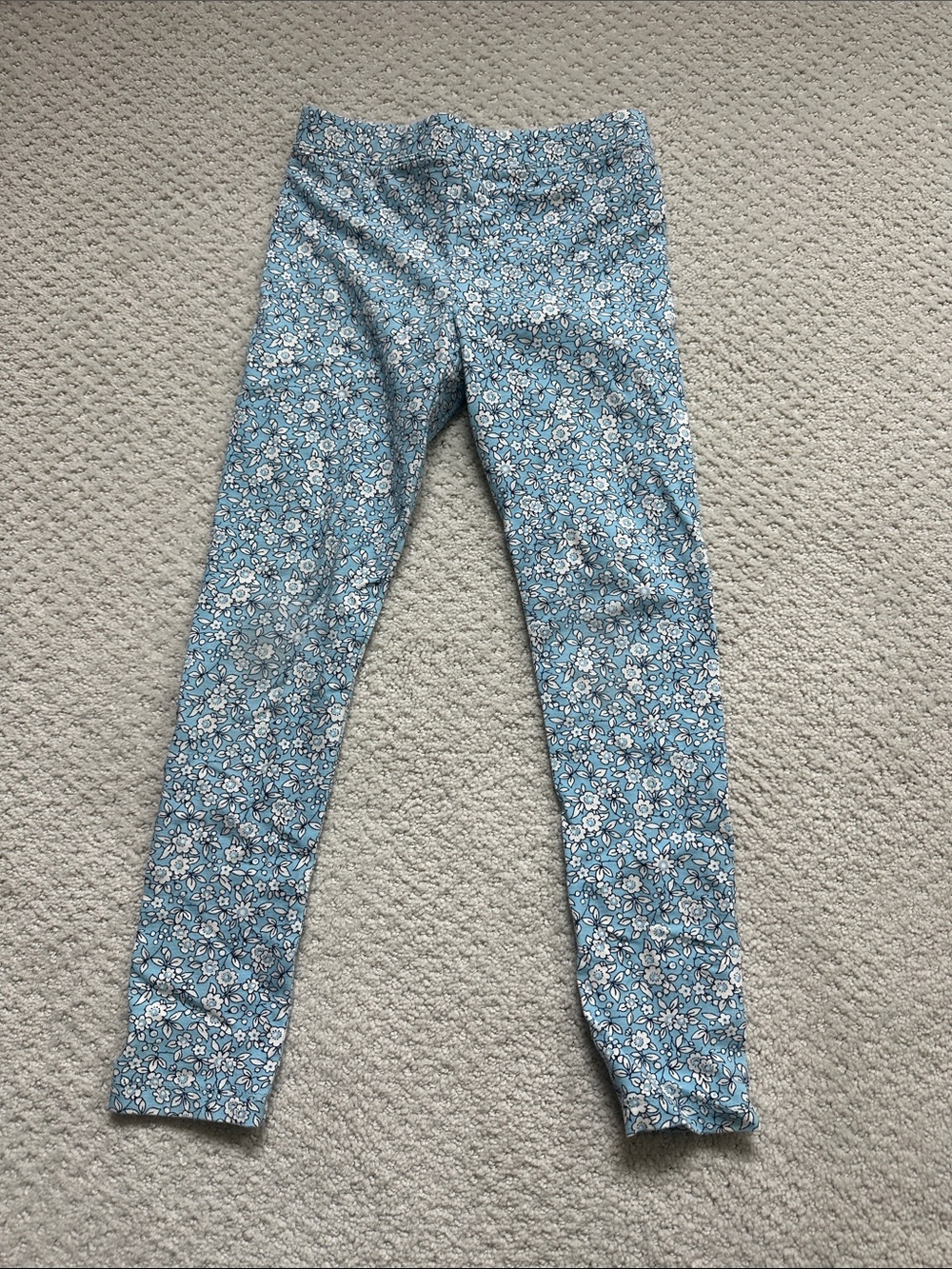 Crewcuts Blue Floral Kids Leggings